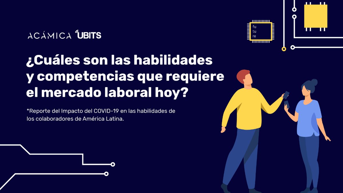 Te invitamos a ver el reporte del Impacto del COVID-19 en las habilidades de los colaboradores de América Latina.

Realizado con <a href="/Ubitsco/">Ubits</a> y <a href="/Acamica_com/">Acámica</a> 
👉 bit.ly/39ueX8i