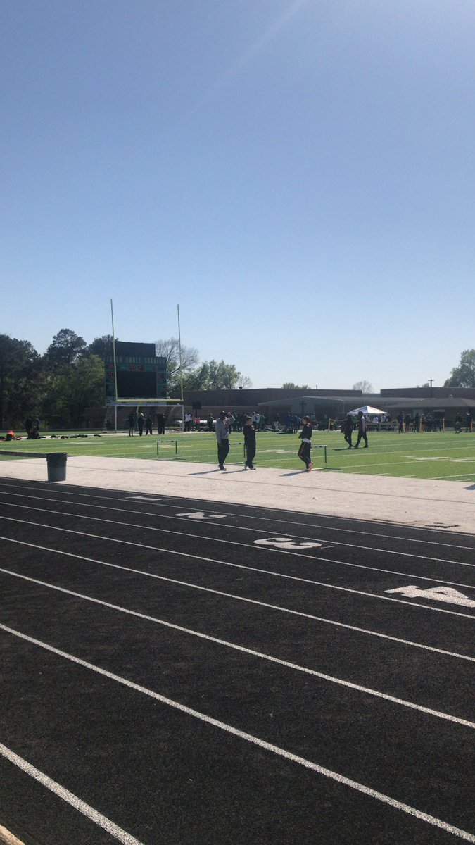 CoachJoeWillis's tweet photo. Big s/o and tremendous job by @TatumEaglePride coaching staff today as they put together a noon hour recovery of a track meet! Truly impressed by their commitment to the student-athletes set to perform. #TrackMatters https://t.co/sKJVFTh9Xr