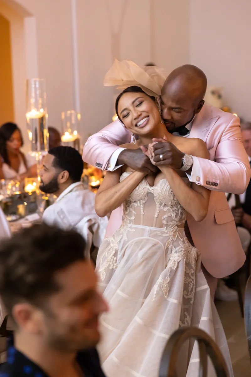 DeMiciaValon's tweet photo. Jeezy and Jeannie are officially married. Nice gowns. (Photos by Denis Reggie) https://t.co/tzPM6QiNgM