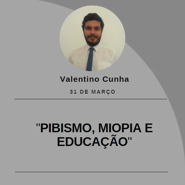 Este artigo é da autoria de Valentino Salgado Cunha. Fala-nos dos problemas que derivam do imediatismo e política económica focada no curto-prazo.
Lê o texto completo drive.google.com/file/d/1YcOurF…
Este e outros artigos disponíveis na nossa LinkTree 
linktr.ee/open_mike