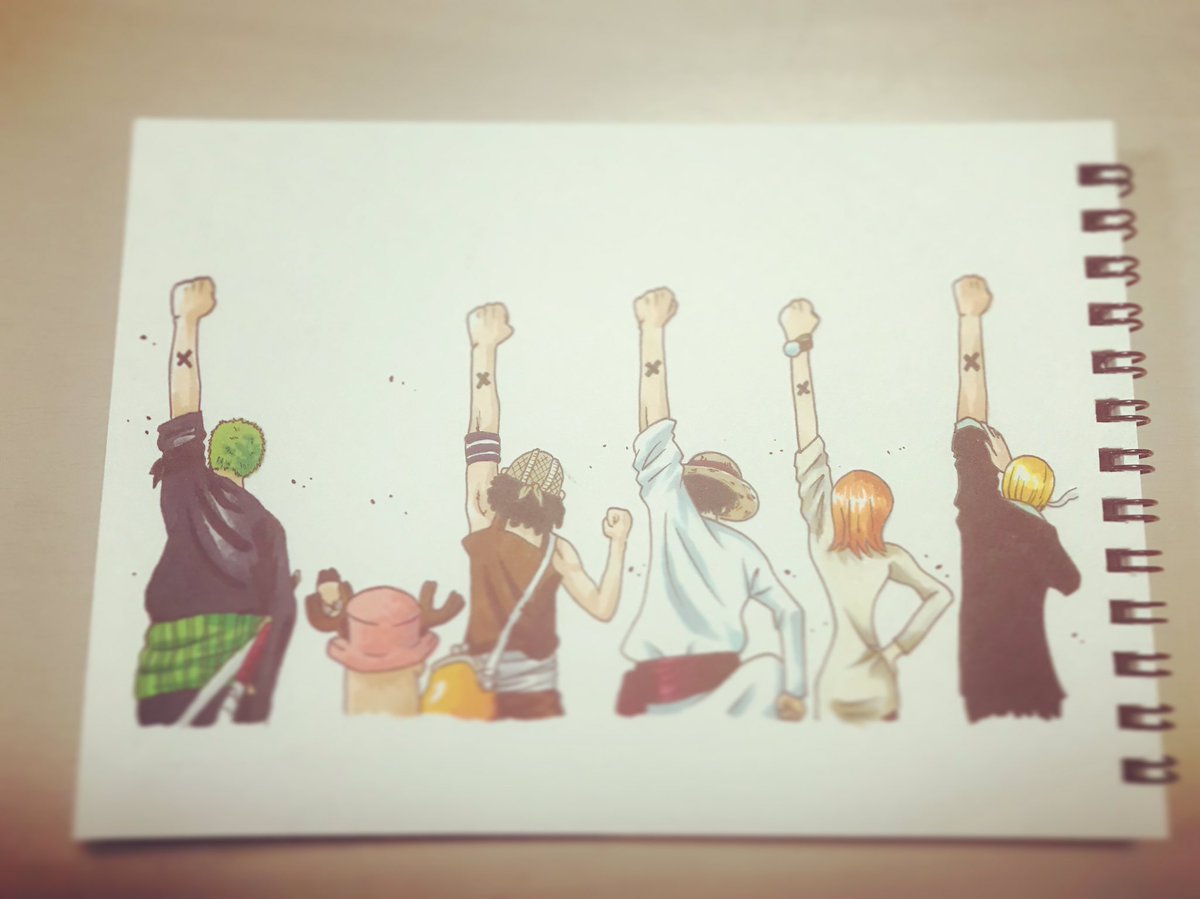 くろわっさん 仲間の印 ワンピース イラスト