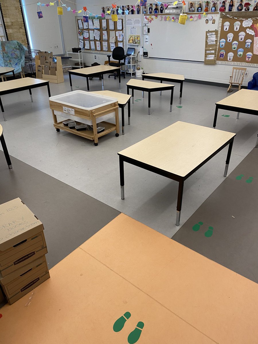 kinderClass103's tweet photo. The students of Room 103 were such good sports today when Miss Proctor and Mrs. Martins pranked them! 

They thought they were going to have no chairs for lunch until we yelled “April Fools!” and then we all had a good laugh 😅 https://t.co/WPMGTXPj2K