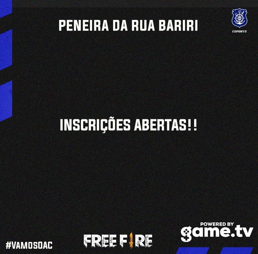 Carlosgama_gg's tweet photo. PENEIRA DA RUA BARIRI!!!
@OlariaEsports
A peneira chegou para a felicidade de vocês!
Para participar é super fácil, acesse a BIO do INSTAGRAM do OLARIA ESPORTS @OLARIAESPORTS_ e faça a sua inscrição, não perca tempo!
Instagram: https://t.co/ZSGCUYsBG1
#GoOAC https://t.co/E9IXiMclMb