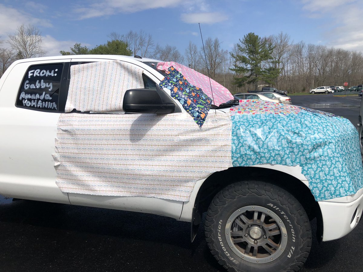 Mr_Roberts_PTHS's tweet photo. Got me again 😂🤦🏼‍♂️ more April Fools shenanigans by the @pthsswimteam @pthshornets. Most teachers of the year get a parking spot, I guess getting gift wrapped in a parking spot will have to do 🤷🏼‍♂️. #stillthekidsthatmaketeachingthebestjobever https://t.co/Y4Mwg7SNe1