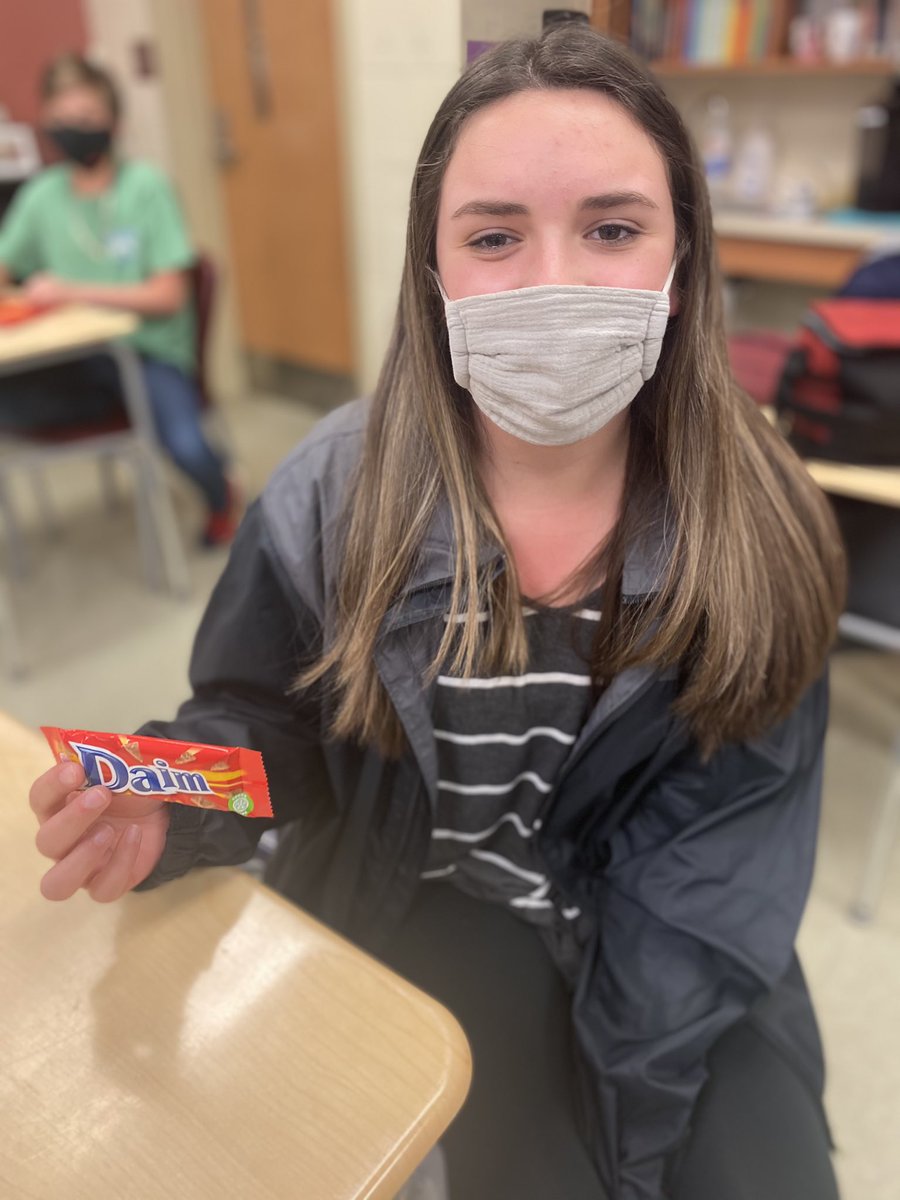 AndreaATimR6's tweet photo. These students correctly identifies what country our mystery @SnackCrate_Help was from to get to sample the snacks! #Sweden #SnackCrate @WPMiddle #geography #MakingHistoryin401 https://t.co/7SqfI4Owvp