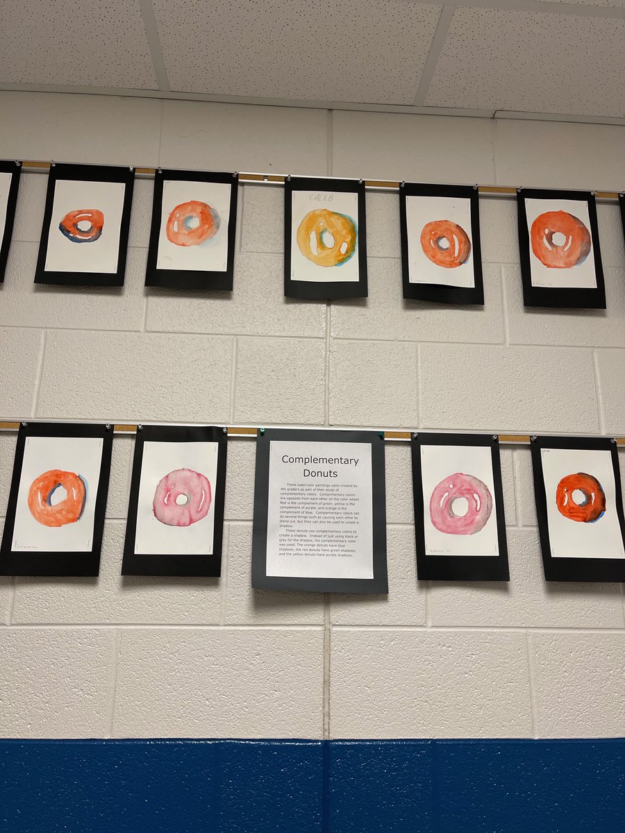 Check out these cool donuts! #Art #LPEDolphins