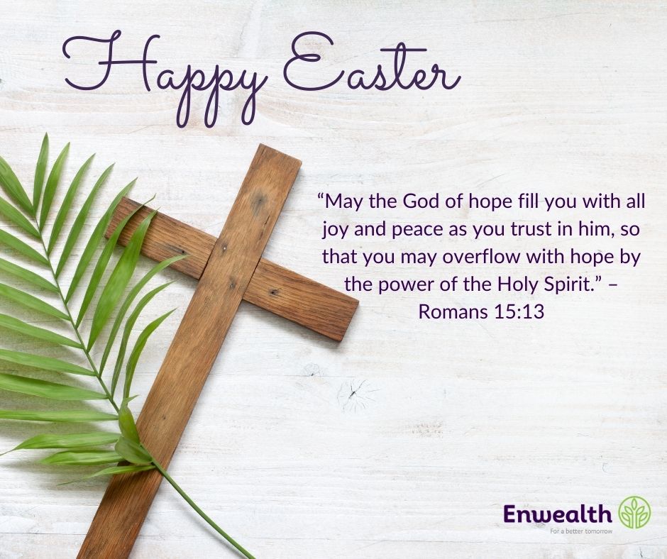EnwealthKenya's tweet photo. Wishing you all the love and happiness that only Easter can bring. Have a joyous celebration with your family!

Happy Easter!

#HappyEaster2021
#forabettertomorrow https://t.co/vEDrBKGpDZ