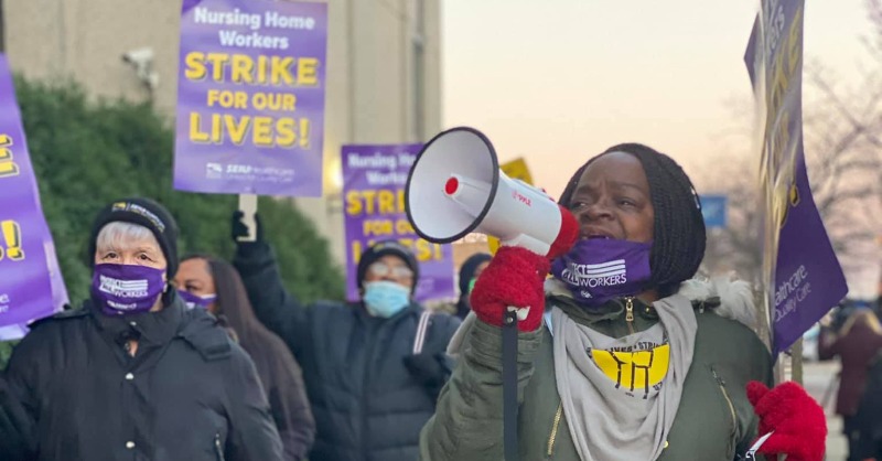 Billionaires made $4.2T during the pandemic. Meanwhile, as essential workers, we went to work, got sick &amp; still made poverty wages. 

We’ve earned better and we’re demanding it. Join us.