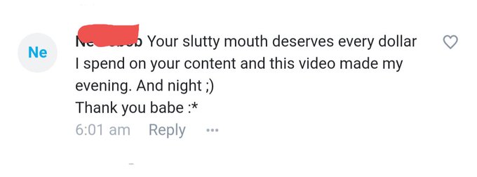 Comments like this make me blush 😇 https://t.co/XotBgd0mWf