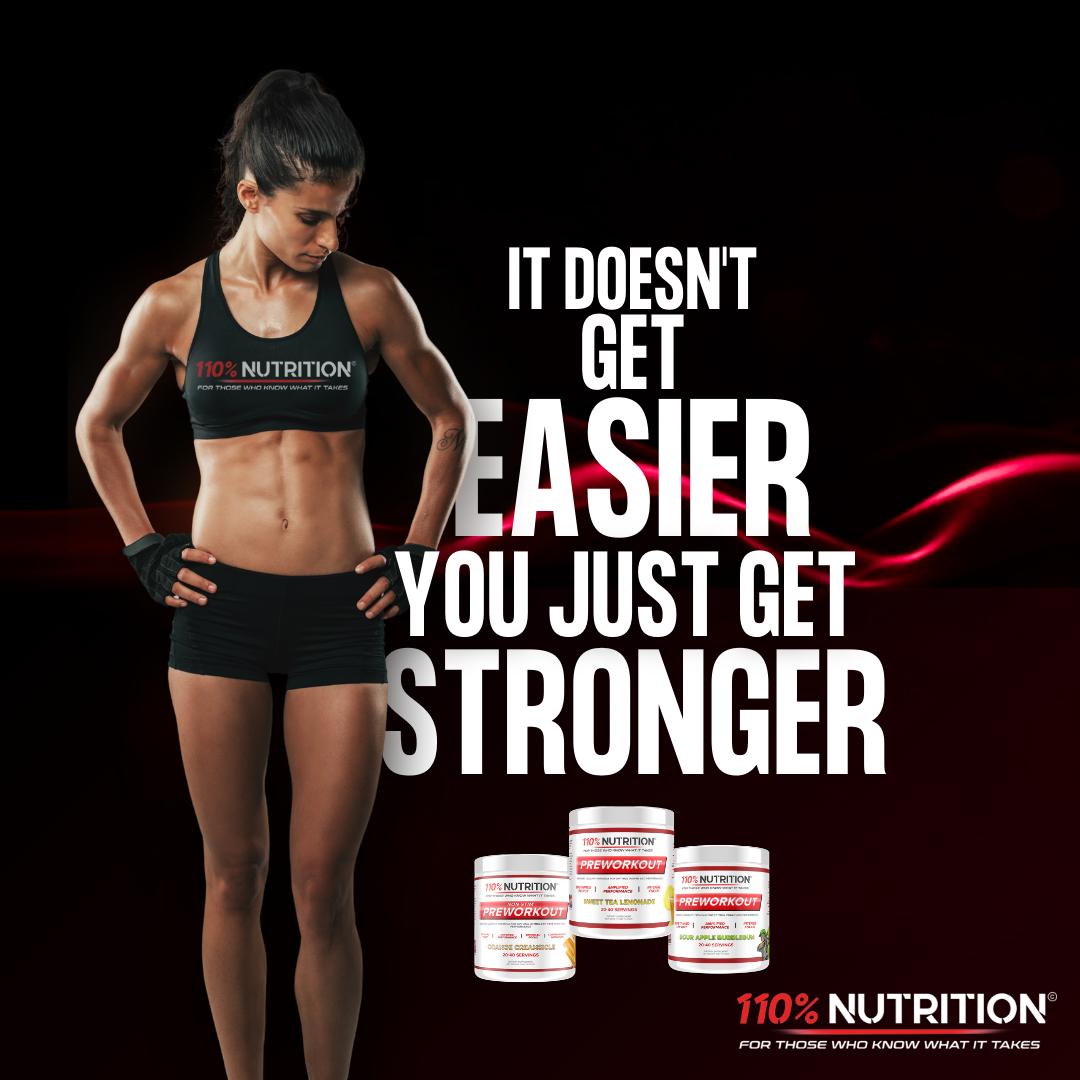 110_Nutrition's tweet photo. You didn't get to where you're at because it's easy. You got there because you put in the work 💪

Our pre-workout supplements can give you the extra BOOST 🚀 you need to take it to the next level.

Visit https://t.co/JzW3cTGKZW to check out our awesome formulas and flavors ?... https://t.co/d0dH2KsShs