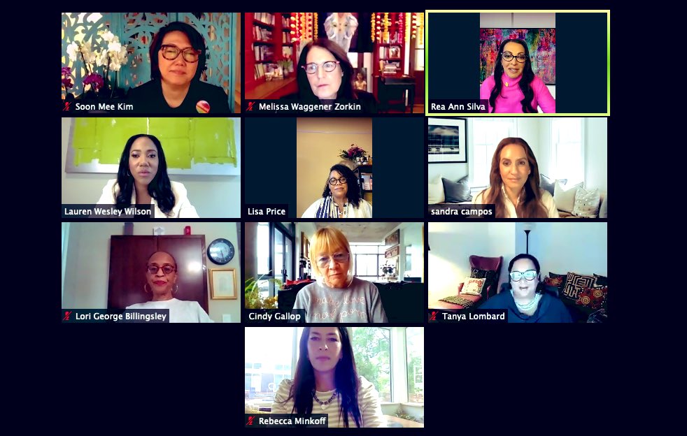 Lwesleywilson's tweet photo. I know I’m biased, but this was honestly the most effective and actionable conversation on diversity, inclusion, pay equity, and representation. #IAMCOLORCOMM https://t.co/GCdj4TLJcG