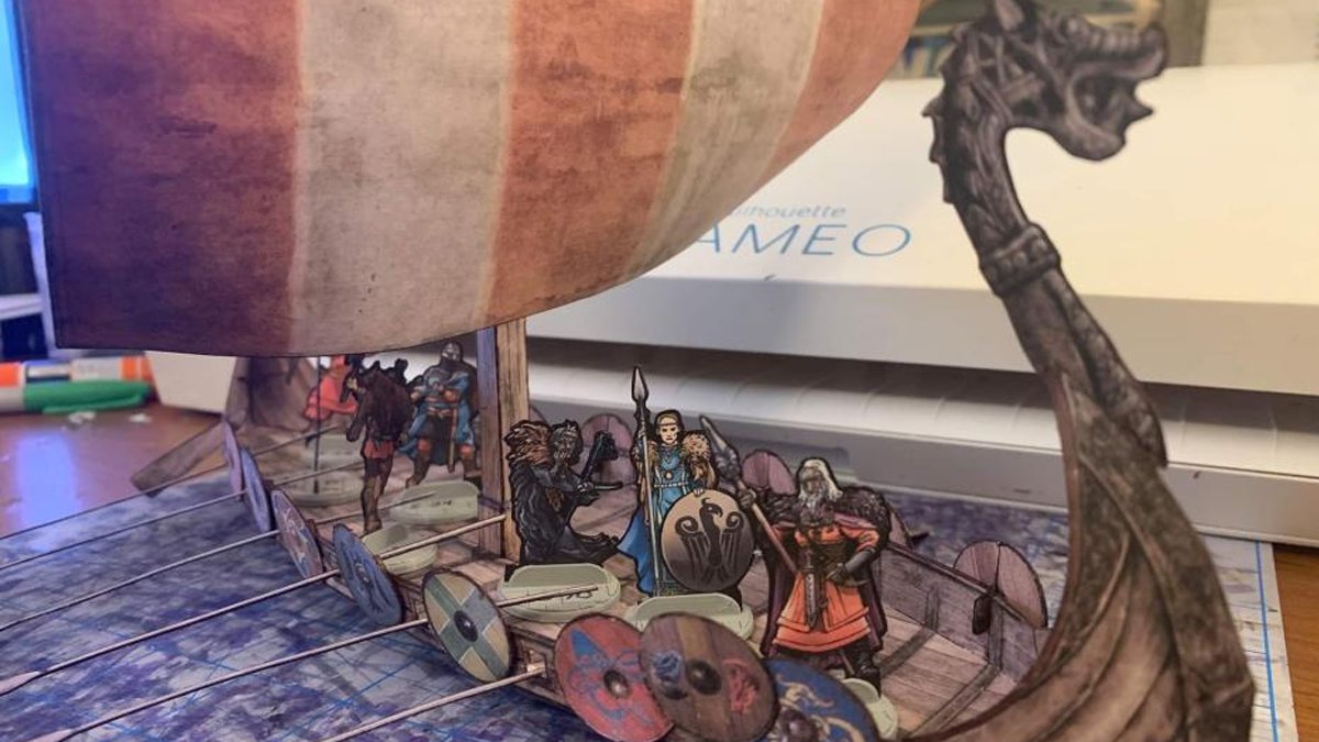 Check out this photo by one of our #Patreon patrons of our Viking paper miniatures by <a href="/Pontus84484234/">Pontus</a> voyaging on a viking ship by Lord ZseZse!

Viking minis available through <a href="/ttrpgstudio/">TTRPG Studio</a>: patreon.com/posts/news-apr…

Patreon: patreon.com/braveadventures

Ship: drivethrurpg.com/product/173912