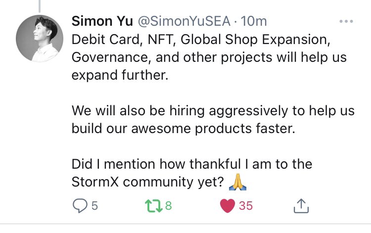 ManiacCryto's tweet photo. @BarrySilbert You should invest in a working project like $STMX this will be the future of online shopping! Earn while u shop https://t.co/dIQ5S6xTNp