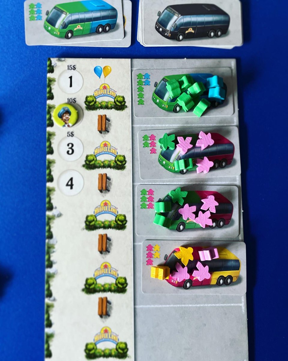 gamewithjess's tweet image. Meeple Land! Another awesome tile placement game from @blueorangegames. 🎡🏰🎠 #meepleland #blueorange #boardgames #boardgamegeek #gamenight