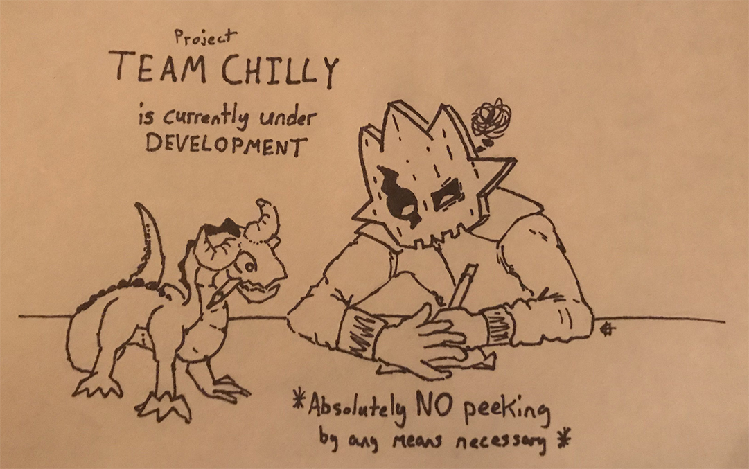 Chazborn_2k's tweet photo. One last prank before the day's over #TeamChilly https://t.co/2KVRv28Fal