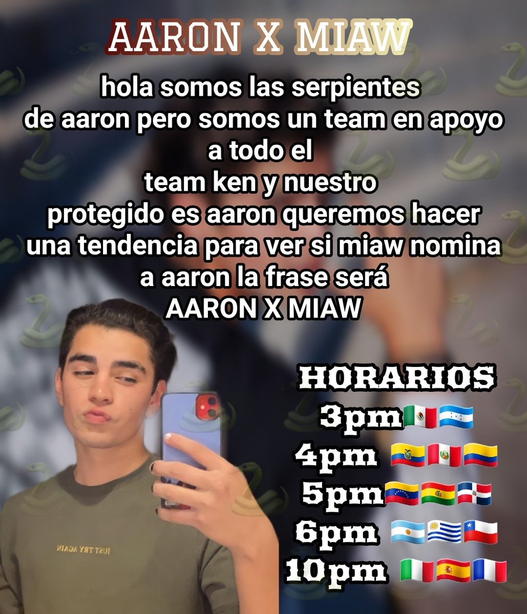 Serpientes de Aarón 🐍 tweet media