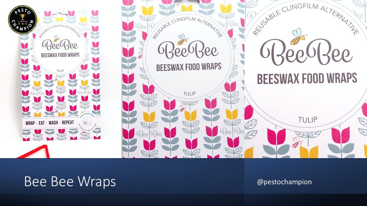 PestoChampion's tweet photo. ❤️Hi friends!❤️
.
🤔 Did you know that #BeeBeeWraps make a great, plastic free, alternative to clingfilm!? 😀
.
https://t.co/zAtlhgvWTk
.
#pestochampion https://t.co/fh3JWqGfIc
