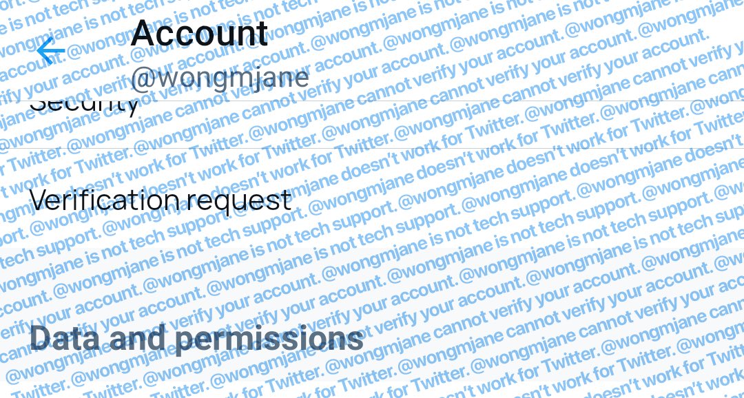 wongmjane's tweet photo. Twitter shows signs of working on Verification Requests again:
working on a new setting entry in the Android app https://t.co/oHETbZMWHx