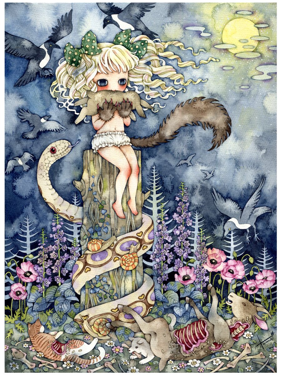 たま 少女主義的水彩画家 Tama3xxx Twitter