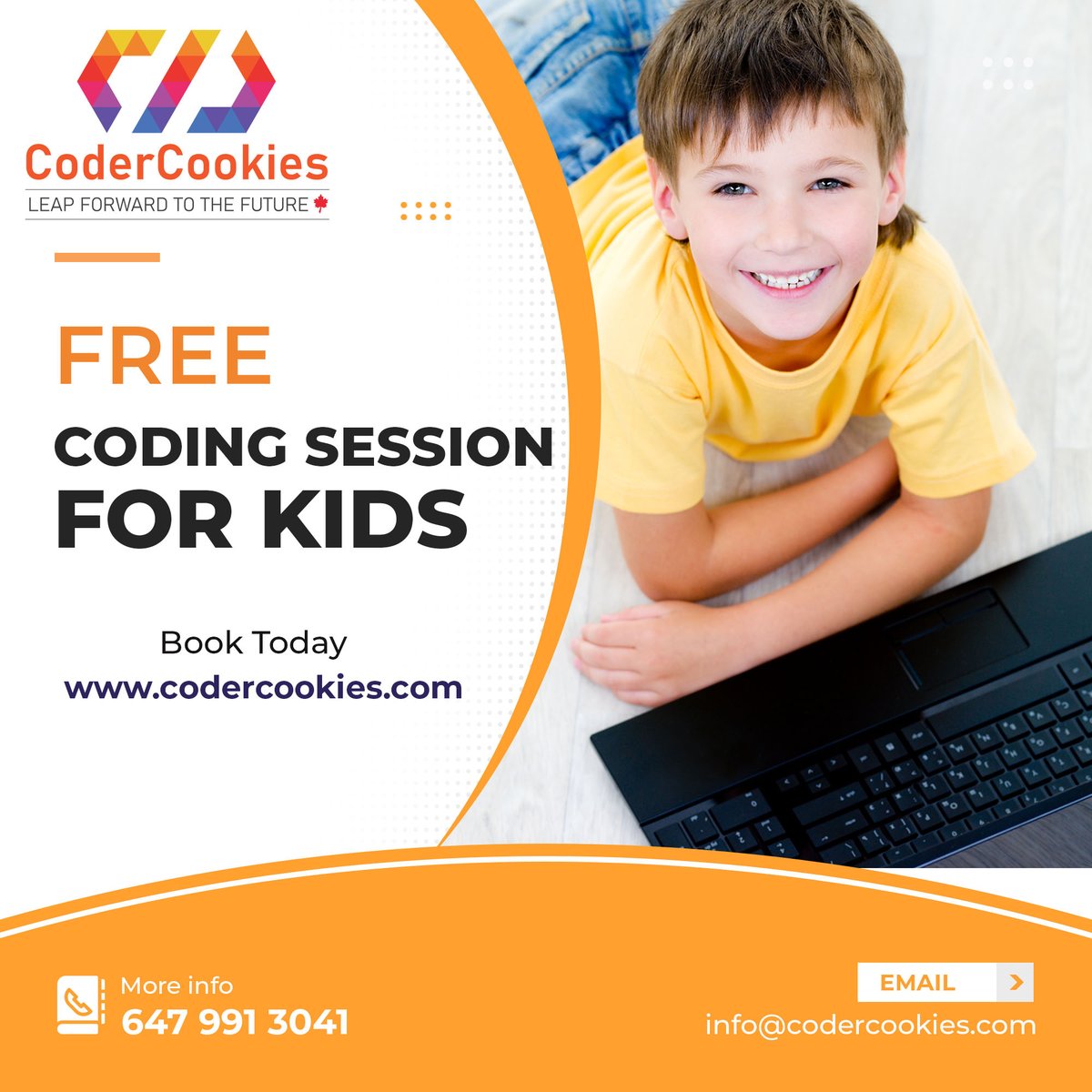 CoderCookies's tweet image. Have you booked your FREE coding session yet? If not, here is your chance 
codercookies.com/book-a-trail-c…
#CoderCookies #python #applab #kidsactivities #kidscoding 
#girlswhocode #codingforkids