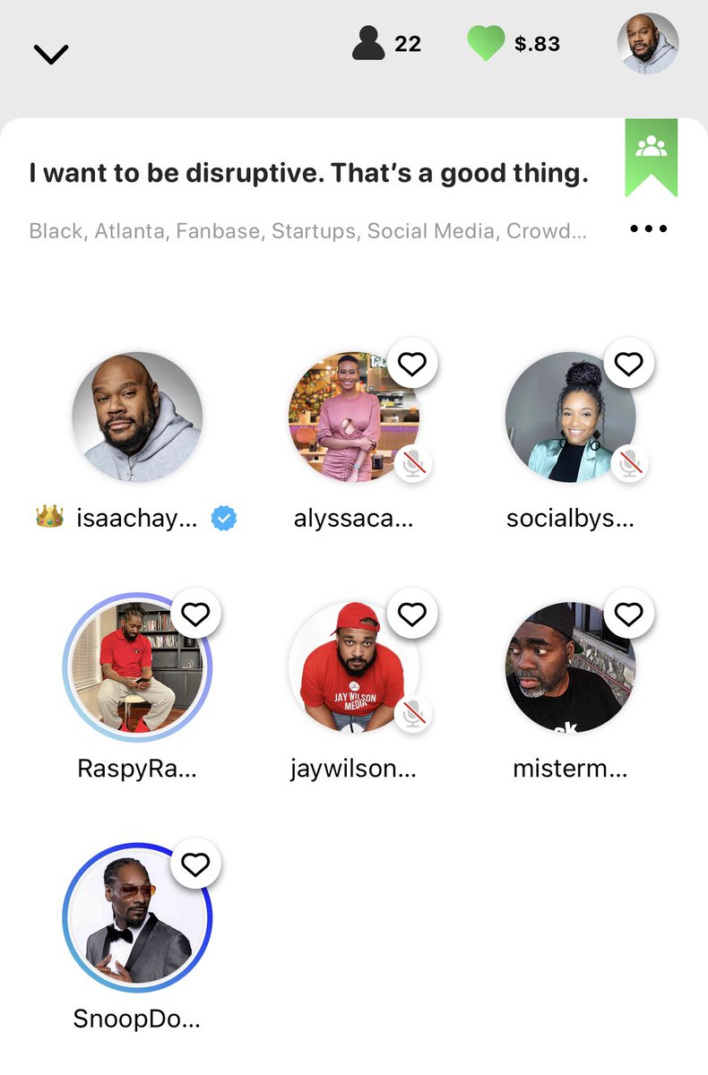IsaacHayes3's tweet photo. Boom. @SnoopDogg is on @fanbaseapp in a #DirectVoice audio room right now! ⚡️🚀 #Fanbase https://t.co/7u4oZYnvOj