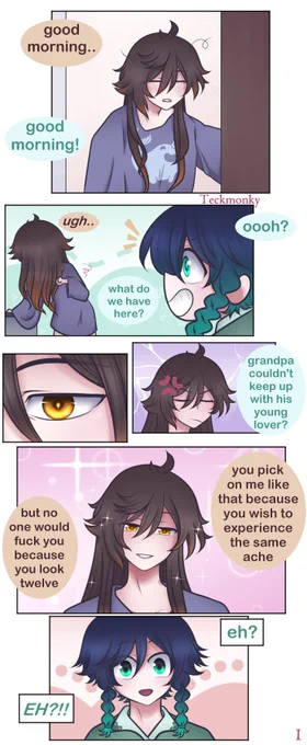 He's not used to Zhongli saying anything back at him 😂
#zhongli #venti #GenshinImapct #tartali 