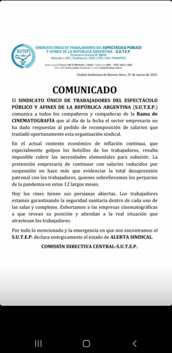 federossomando's tweet photo. Mantenemos la misma miseria de sueldo que en el 2019, son la peor empresa que hay. Pero los de arriba siempre cobrando el 100% y nosotros el 60% @CinemarkHoyts https://t.co/pXMLQ1XDp8