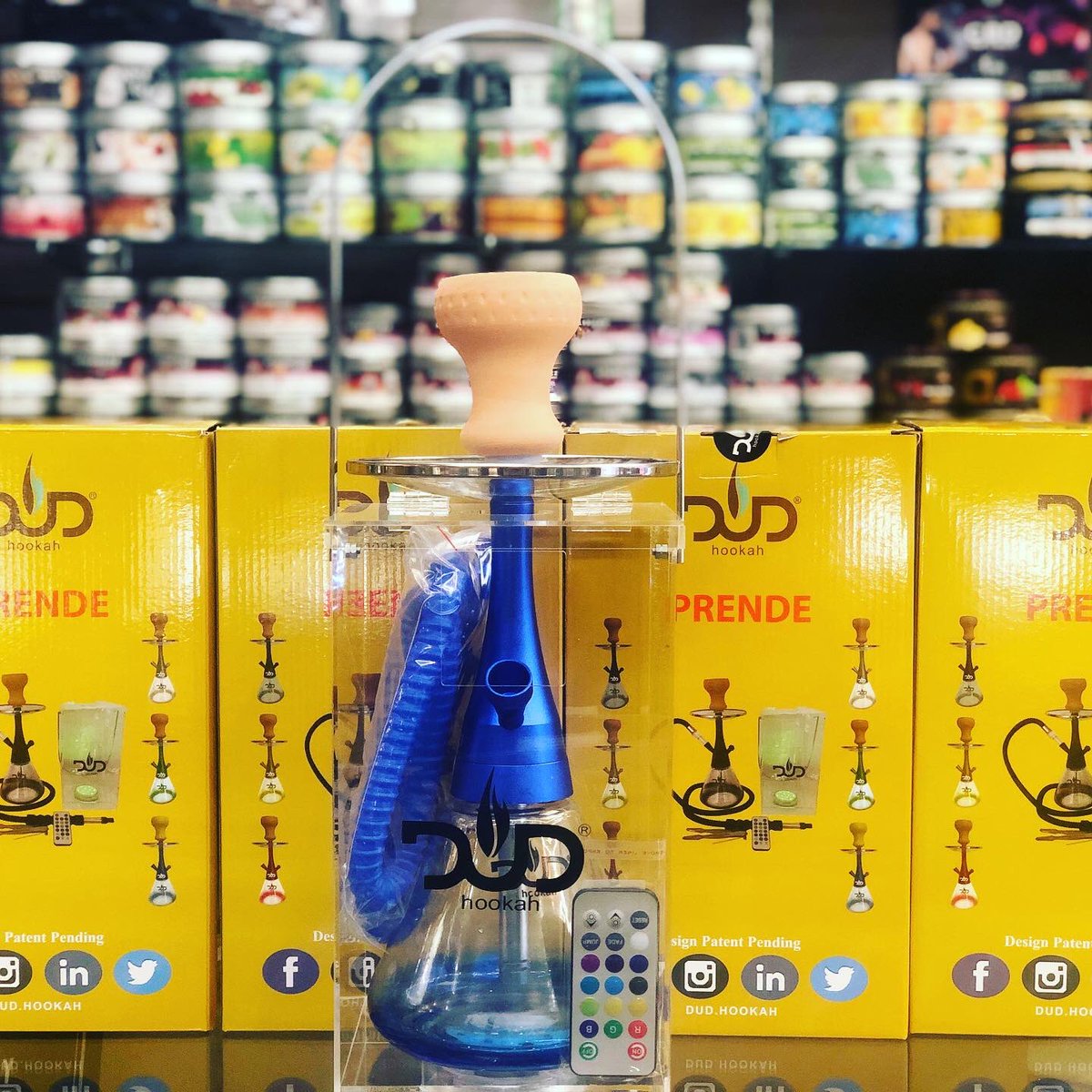 district_smoke's tweet photo. DUD "Prende" Hookah, includes LED lights in the inside which is remote controlled #Cigars #cigar #baltimorecigars #cigarlife #smoke #Hookah #Shisha #Tobacco #CBD #Kratom #glass #Pipe #pipesmoking #Vape #Vapes #Ejuice #Baltimore #Towson #maryland #hampdenbaltimore #hampden https://t.co/Tiym7Yv1Kz