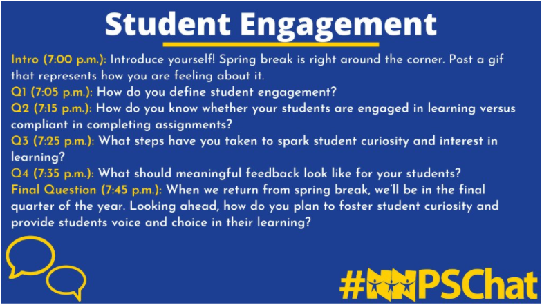 Road2Innovation's tweet image. FA: I plan to create the space for creativity and curiosity to thrive. It is not only about student voice, but also about student thought, and action… #NNPSChat