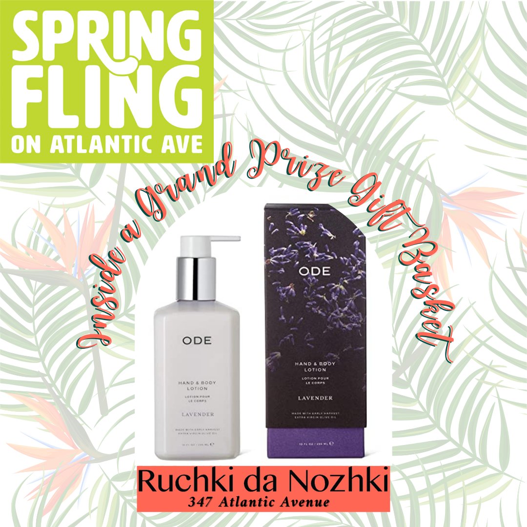 AtlanticAveLDC's tweet photo. Happy Thursday! β¨βοΈ Have a chance to win a gift basket featuring a hand and body lotion from Ruchki da Nozhki! π
#AtlanticAveSpringFling #atlanticave #parkslope #boerumhill #cobblehill #scavengerhunt #giveaways #nycmom #nyckids #nycmoms #nycparents #nycfamily #weekendideass https://t.co/KsIfuQ9xnl
