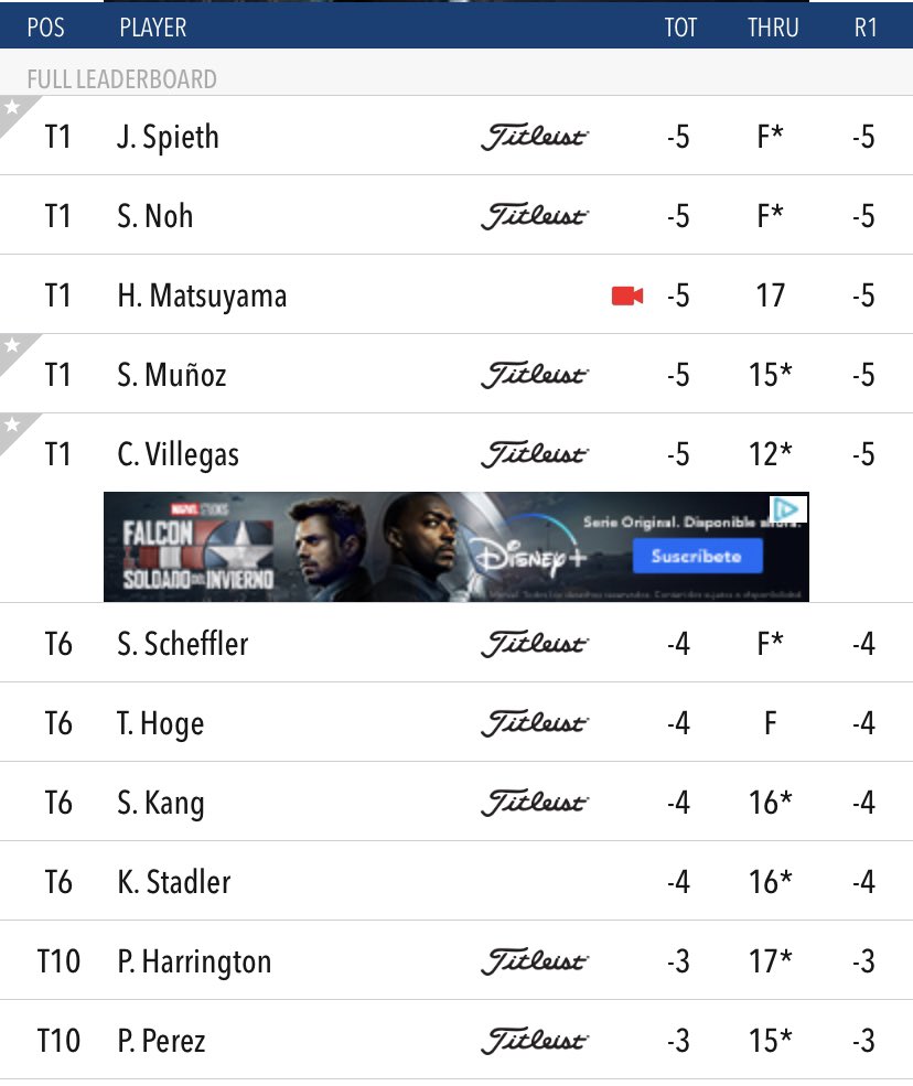 oneputtcolombia's tweet photo. 🚨🇨🇴ATENCIÓN COLOMBIA🇨🇴🚨
CO-LÍDERES @CamiloVillegasR @jsmunozgolf en la primera ronda del @valerotxopen del @PGATOUR 🔥🇨🇴
#OnePuttColombia #VamosColombia #VamosVillegas #VamosMuñoz https://t.co/qpQaWSq45h