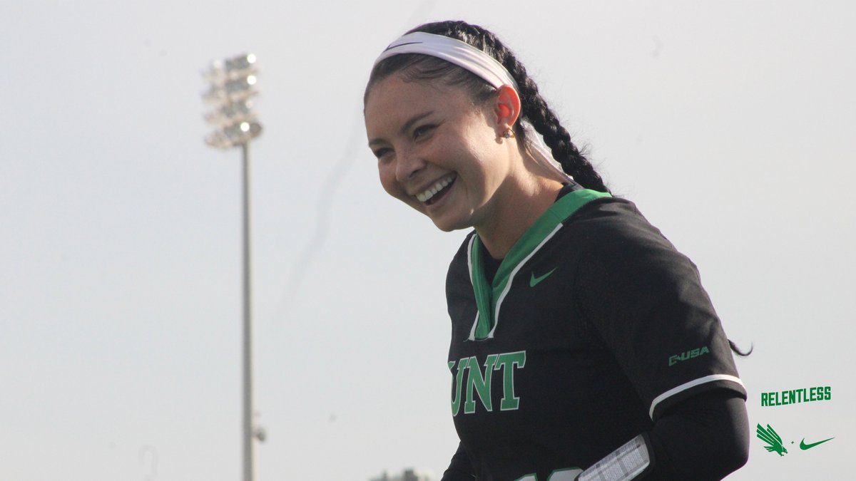 MeanGreenSB's tweet photo. Mood because @ConferenceUSA play is here AND we are back at The Lace 🙂

We welcome UAB to Denton for a four-game set starting at 3 p.m. tomorrow!

🔗: https://t.co/03X8VFgRCr

#GMG x #MGSB x @tuesdaybrianna https://t.co/rfHP6l71TT