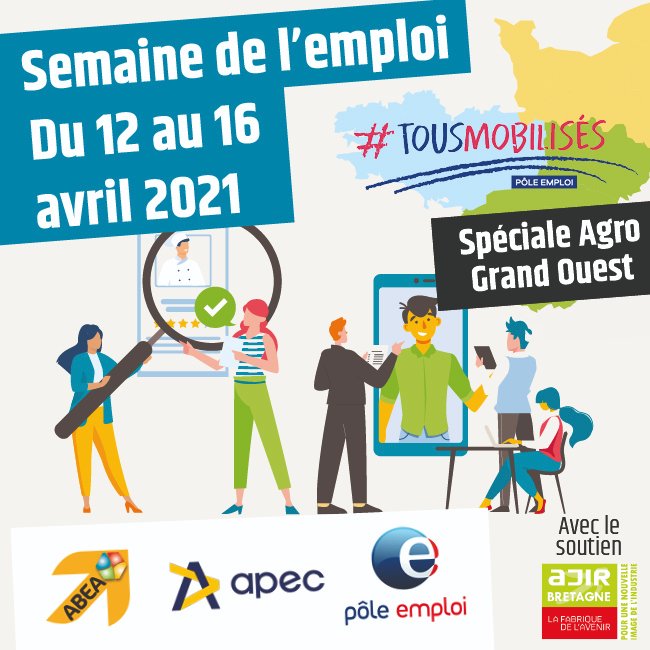 ANIA_FRANCE's tweet photo. 📅 J-10 avant la #SemaineDeLemploi !

📣L'#ABEA @Area_Normandie @AgroSpheres @ligeriaa vous invitent à participer à cet évènement dédié au secteur #agro dans le #GrandOuest

🤝En partenariat avec l'@apecfr @ApecBretagne @ApecNormandie @ApecPDL 

#TousMobilisés #Food #Emploi https://t.co/Cm0u5AYH1U