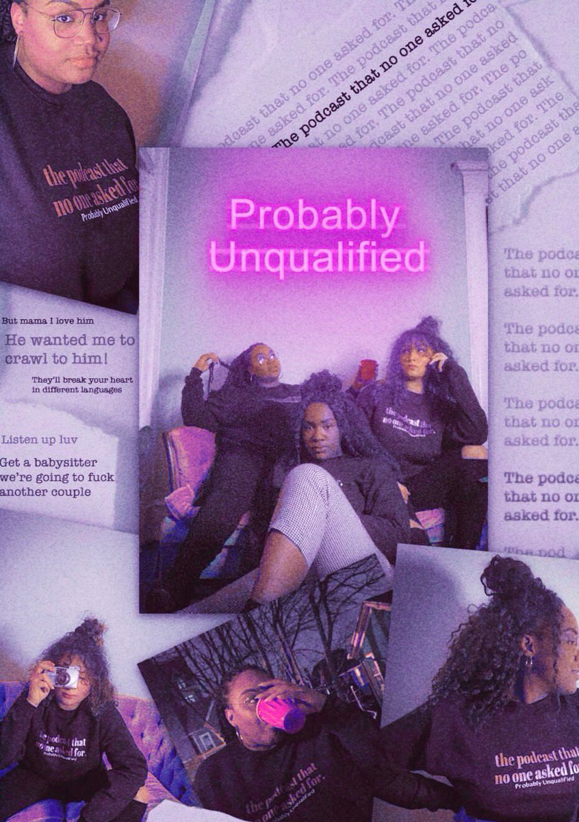 probunqualified's tweet photo. One more day till the Probably Unqualified merch drop is LIVE! 
The “No One Asked for this Crewneck”  will be available for preorder along with the University Crewneck, tomorrow Friday, April 2nd!

Keep the vibes immaculate by repping your fav podcast 😘 https://t.co/Ji5nzKdvrK