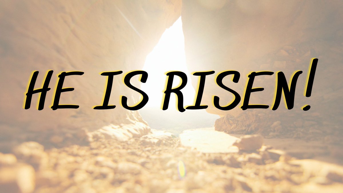 UnitedChurch's tweet photo. HE IS RISEN INDEED! https://t.co/ujlxYrV9P0