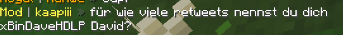 nurkaapii's tweet image. leute @xBinDavid nennt sich für 50 retweets xBinDaveHDLP in mc, retweetet bitte damit er sich so nennt
