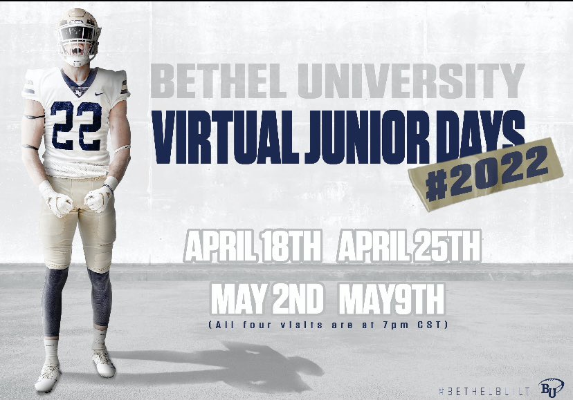 Huge thanks to <a href="/CoachRichardsOL/">Chad Richards</a> for the junior day invite! Cant wait to learn more about the program. <a href="/BethelRoyalsFB/">Bethel Football</a> <a href="/cprebelfootball/">CP Football</a>