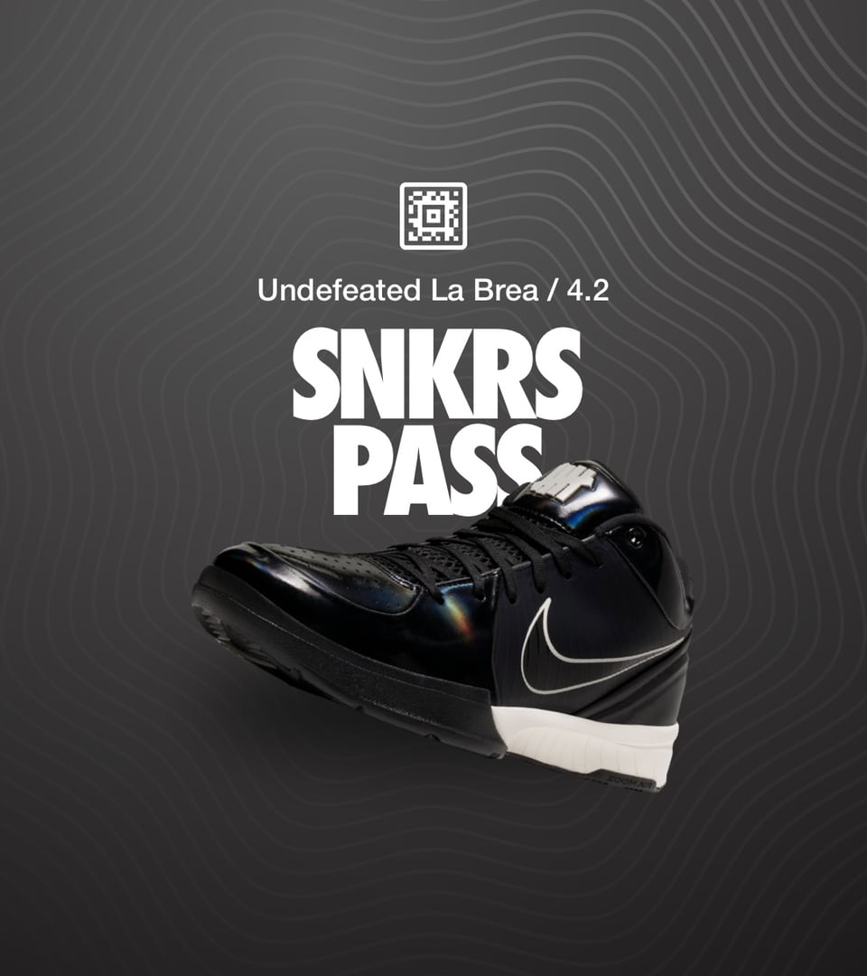 SNKRS PASS: Undefeated x Kobe IV Protro -> go.j23app.com/n01
