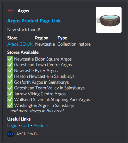 toolboxowner's tweet photo. If any UK based cookgroups are interested in Custom Argos monitors, please message @_maheshn_ or DM on Discord Mahesh#0001.

Fastest speeds on the market.
Home delivery and Instore pickup monitors included.
Ability for you to request different products and postcodes/areas. https://t.co/hMRrqEuqJW