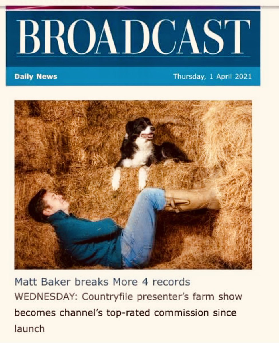 daz1editor's tweet photo. So all our hard work has paid off 👍👍 #mattbaker:OurFarmInTheDales https://t.co/xyl0SrA2Yq