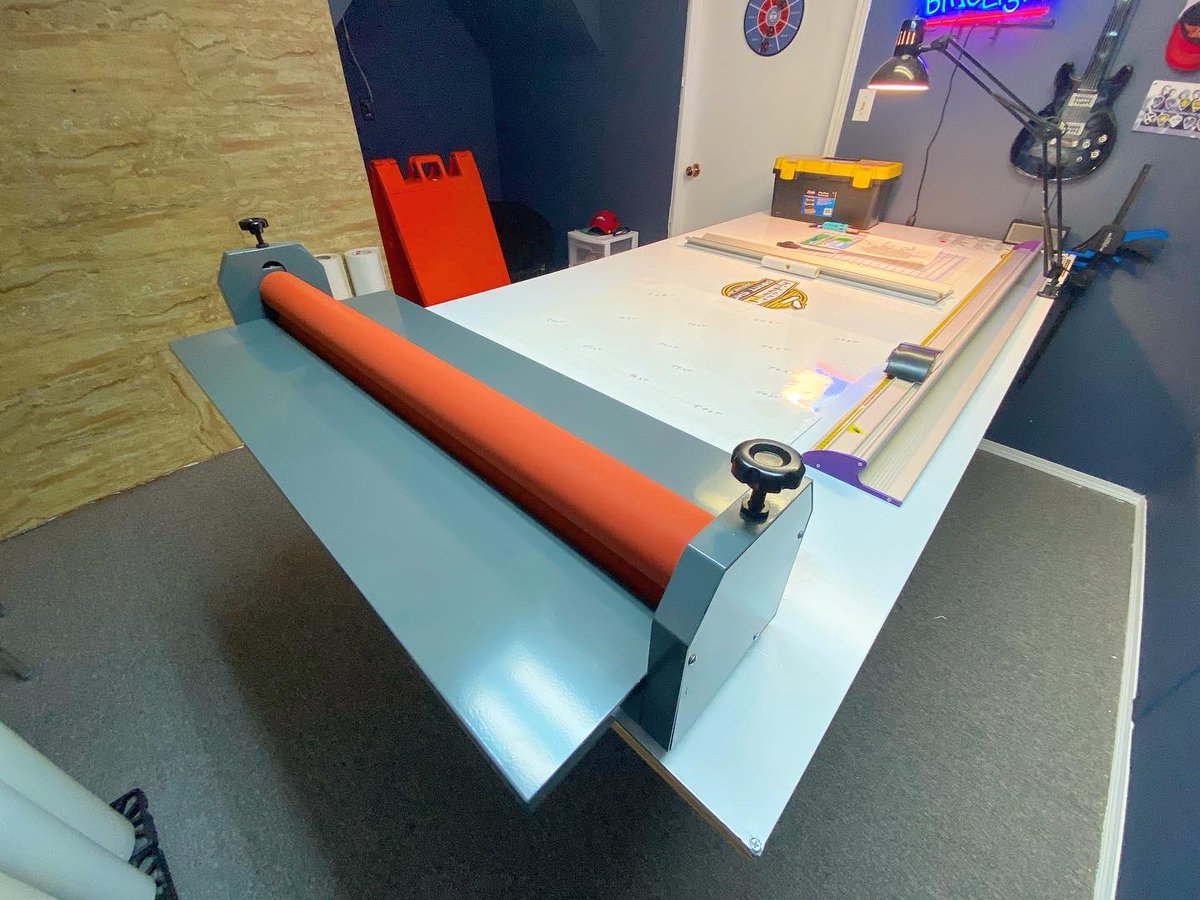 It’s always exciting to get some new equipment in the shop! This laminator will help keep product quality consistent and create efficiencies. #cps #graphicdesign #digitalprinting #signs #decals #stickers #vinyl #laminate