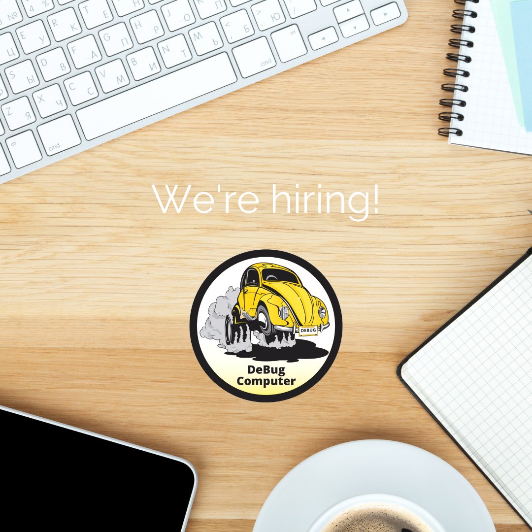 debugcomputer's tweet image. Attention tech enthusiasts! We’re hiring! No, this is no April fools joke. We’re looking for a qualified IT professional to work with outside businesses and residences to provide high end computer safety. Is this you? Then click here to find out more:  ecs.page.link/GFtay