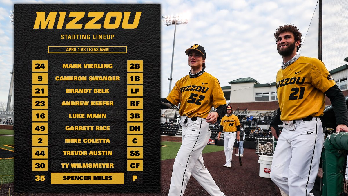 MizzouBaseball's tweet photo. How can you not be romantic about baseball?

#C2E🐯⚾️ https://t.co/7rxx15uSYU