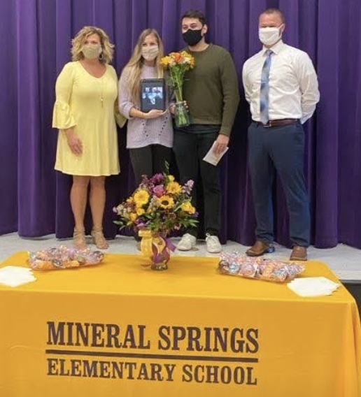 rcsraiders's tweet photo. Congratulations to Rachel Triozzi for being named Mineral Springs' Teacher of the Year! #teamRCS #BetterTogether https://t.co/7lhMWN1Q1E