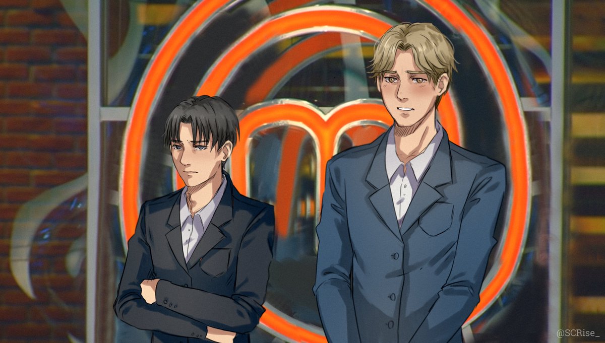 SCRise_'s tweet photo. They're a little confused 😅

AOT x Masterchef AU 

#AttackOnTitan #ShingekiNoKyojin https://t.co/bHOttNPhs9