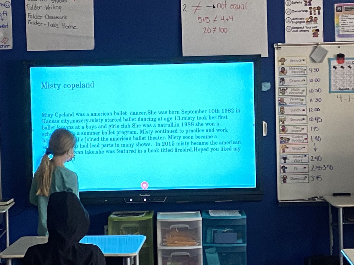 MissMck17's tweet photo. Genius Hour Part #3: George Washington, Tyreek Hill, Misty Copeland, and the creator of Pokémon! @OldHundredES https://t.co/DtppsEzKIZ