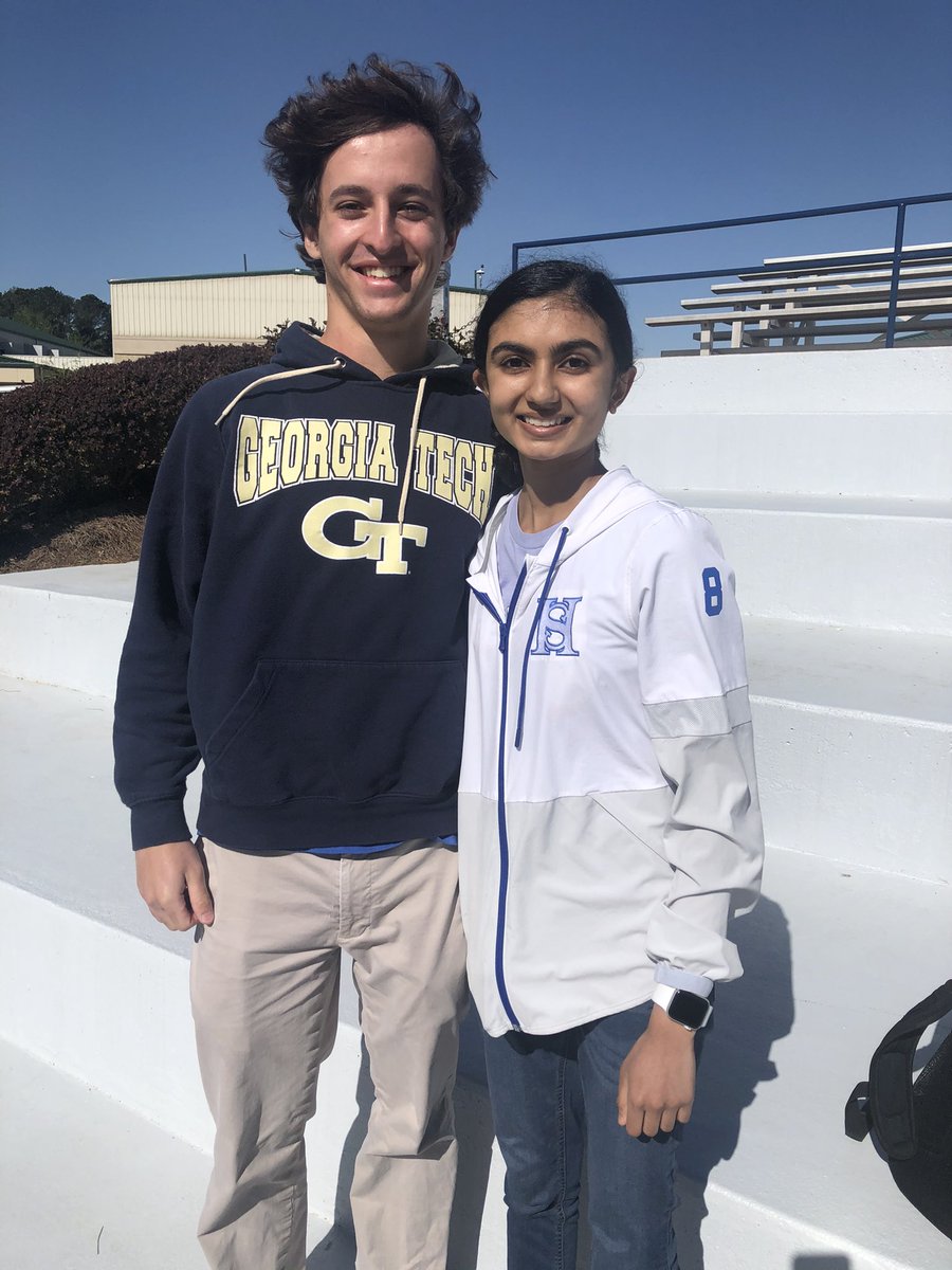 Congrats to this year’s Valedictorian Banks Coggin and Salutatorian <a href="/jpatel03/">Jena</a>!  #classof2021