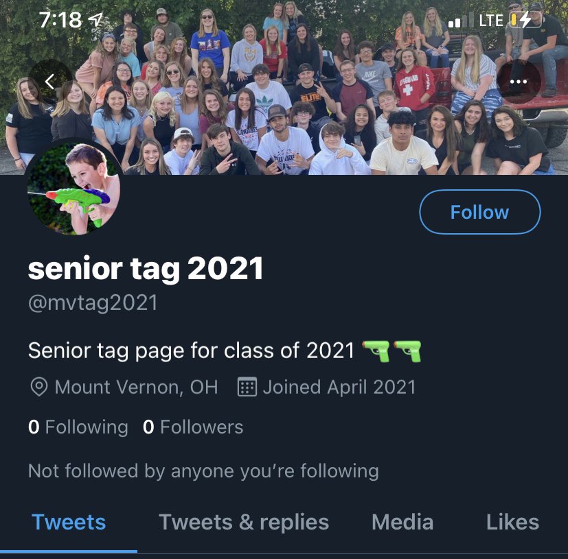 MVClass_2021's tweet photo. ‼️ATTENTION SENIORS‼️
If you are interested in playing senior tag go follow this Twitter account 👇🏼@mvtag2021 https://t.co/0NEhU5uQh9