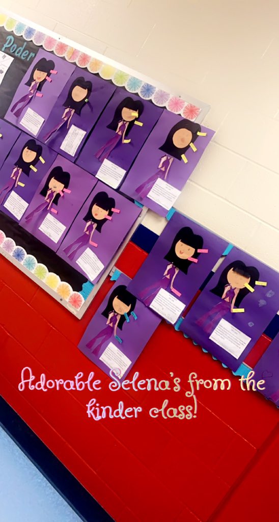 When you walk by the kindergarten hall way and you spot the cutest Sienna’s cut outs! #Villarreal #sienna