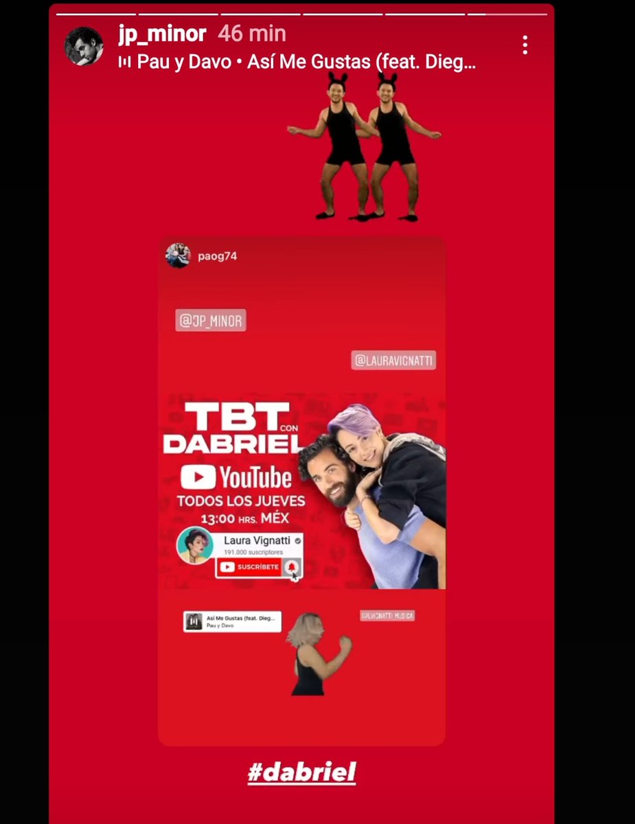NicelyKristhel's tweet photo. Ya vieron el video #dabriel en el canal de you tube de @LauraVignatti , si no lo has visto corre a verlo❤!! https://t.co/a3pvcVtMPE
